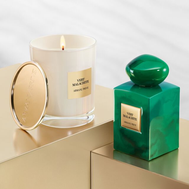 ARMANI/PRIVE VERT MALACHITE & KERZE DUO